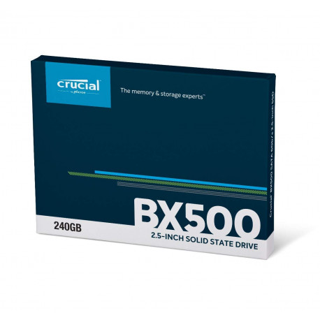 Crucial SSD Interne BX500 (240Go, 3D NAND, SATA, 2,5 pouces)