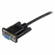 StarTech.com Câble null modem série DB9 RS232 de 1m - Cordon série DB9 vers DB9 - Femelle / Femelle - Noir