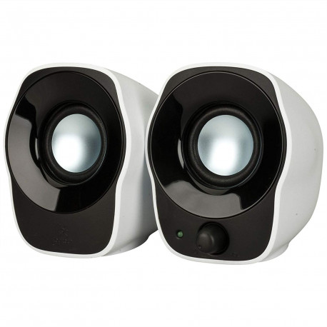 Logitech - 980-000513 - Stereo Speakers Z120 - Haut-parleurs 2.0 1.2 Watts - Blanc