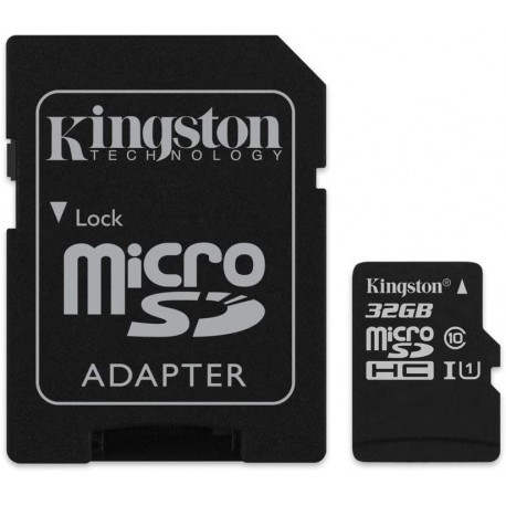 Kingston SDCS/32GB Carte MicroSD Canvas Select UHS-I Classe 10