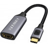 USB C HDMI 4K@60Hz, 2K@144Hz, iVANKY Adaptateur USB C vers HDMI en Nylon Tressé & Plaqué Or