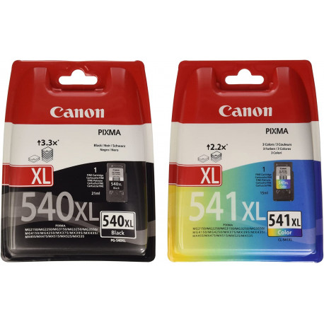 Canon PG-540XL/CL-541XL Cartouche Noire + Couleur XL