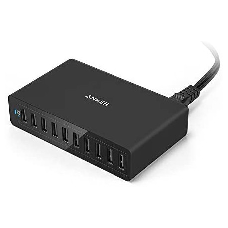 Anker PowerPort 10 Chargeur 60W 10 Ports USB