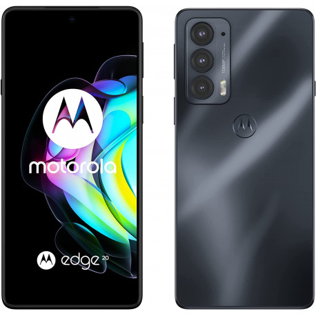 Motorola Moto Edge 20 Smartphone Débloqué 5G ( 8 Go/128 Go - Double SIM - Android 10.0) Gris