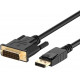 Rankie Câble DisplayPort vers DVI, 1,8 m, Noir