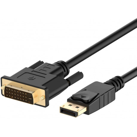 Rankie Câble DisplayPort vers DVI, 1,8 m, Noir
