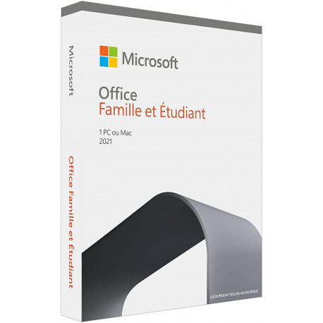 Microsoft Office Famille et Etudiant 2021 | Achat définitif I | Box I 1 PC ou Mac