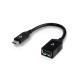V7 Câble USB 3.0 A femelle vers USB-C mâle, noir 0.3m
