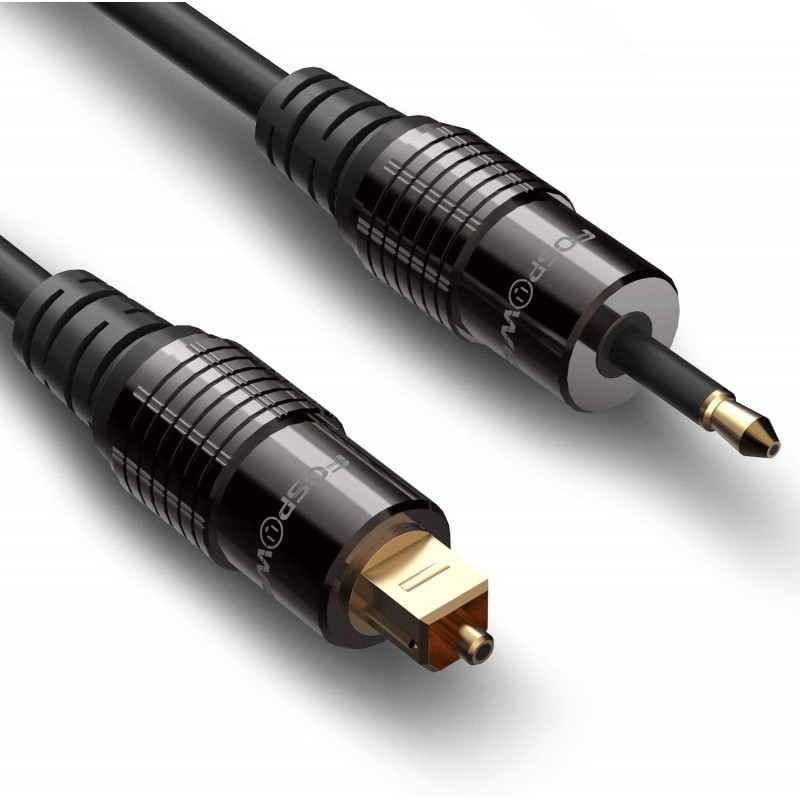 Câble audio optique RS PRO, 5m, TOSlink
