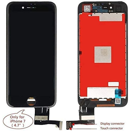 Hoonyer Écran iPhone 7 Noir Complet Remplacement de l'écran iPhone 7