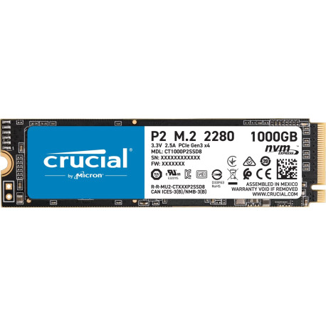 Crucial P2 CT1000P2SSD8 SSD Interne 1To