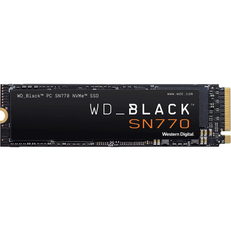 WD_Black SN770 500GB PCIe Gen4 NVMe SSD, Vitesse de Lecture Jusqu’à 5,000 Mo/s