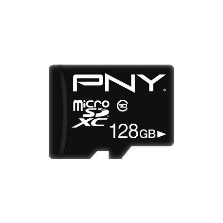 PNY Performance Plus. Capacité: 128 Go, Type de Carte Flash: MicroSDXC