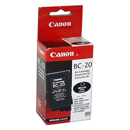 Canon BC 20 – cartouche d'impression – 1 x noir – 900 pages