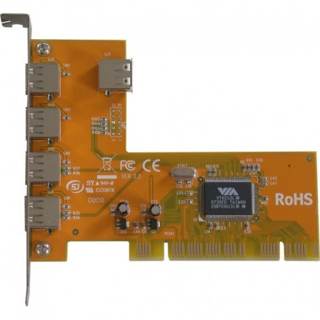 Carte PCI USB 2.0 - Sunix