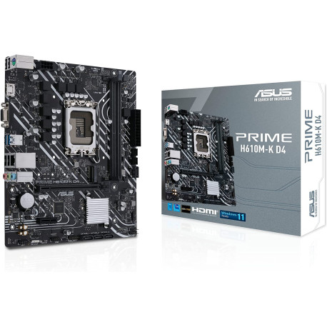 ASUS PRIME H610M-K D4 – Carte mère Intel H610 LGA 1700