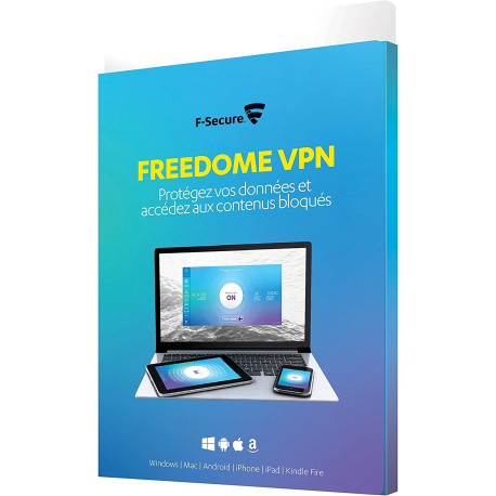 F-SECURE FREEDOME VPN - PC et MAC, Kindle - 1 appareil / 1 an