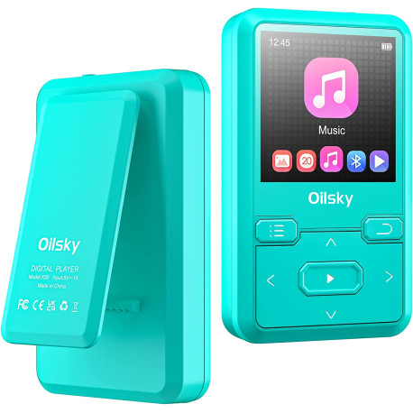 Lecteur MP3 Bluetooth 5.0 avec Clip, Portable Lecteur Musical sans Perte HiFi 32 Go