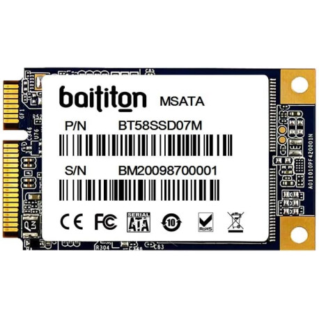 BAITITON 128GB MSATA III Disque Flash SSD 128 Go Interne Solid