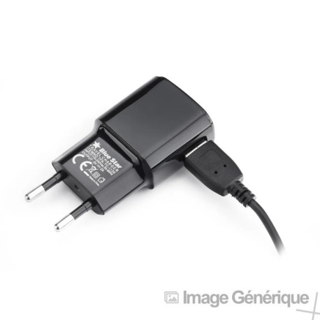Chargeur Secteur Complet - Adaptateur USB 2A & Câble USB Type-C Détachable