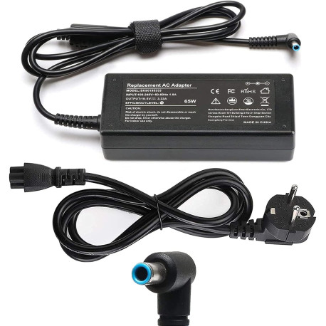 Chargeur pour Ordinateur Portable HP 65W - compatible - 19.5V