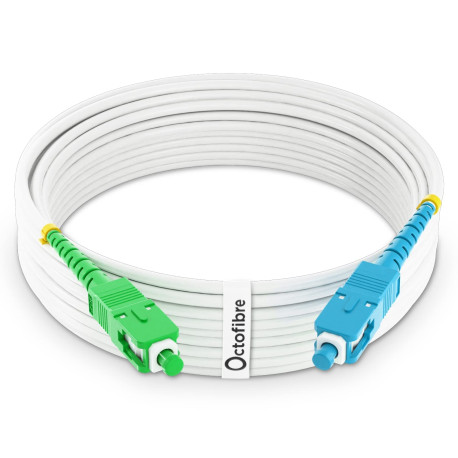 Câble Fibre Optique Freebox - 7m - Renforcée avec Blindage Kevlar -  octofibre - La Boutic par Dixinfor