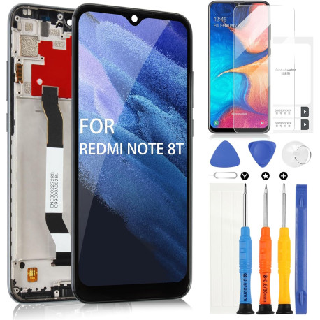 Écran LCD pour Xiaomi Redmi Note 8T 6,3" + chassis