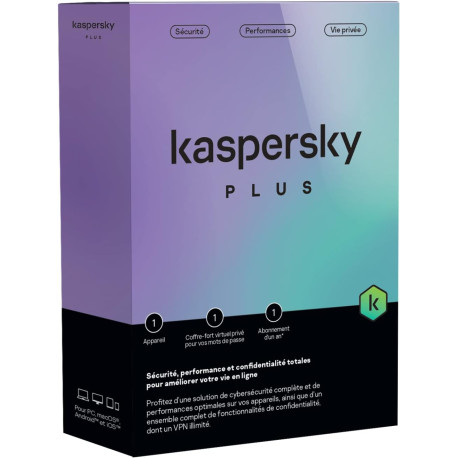 Kaspersky plus 1 an