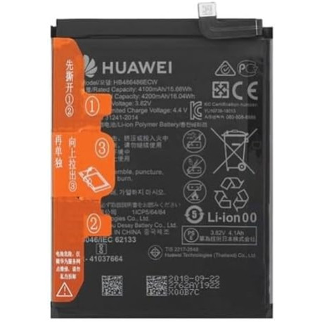 Huawei HB486486ECW Batterie d'origine pour Huawei Mate 20 Pro, Huawei P30 Pro
