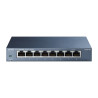 Switch de bureau 8 ports Gigabit - Boîtier métal